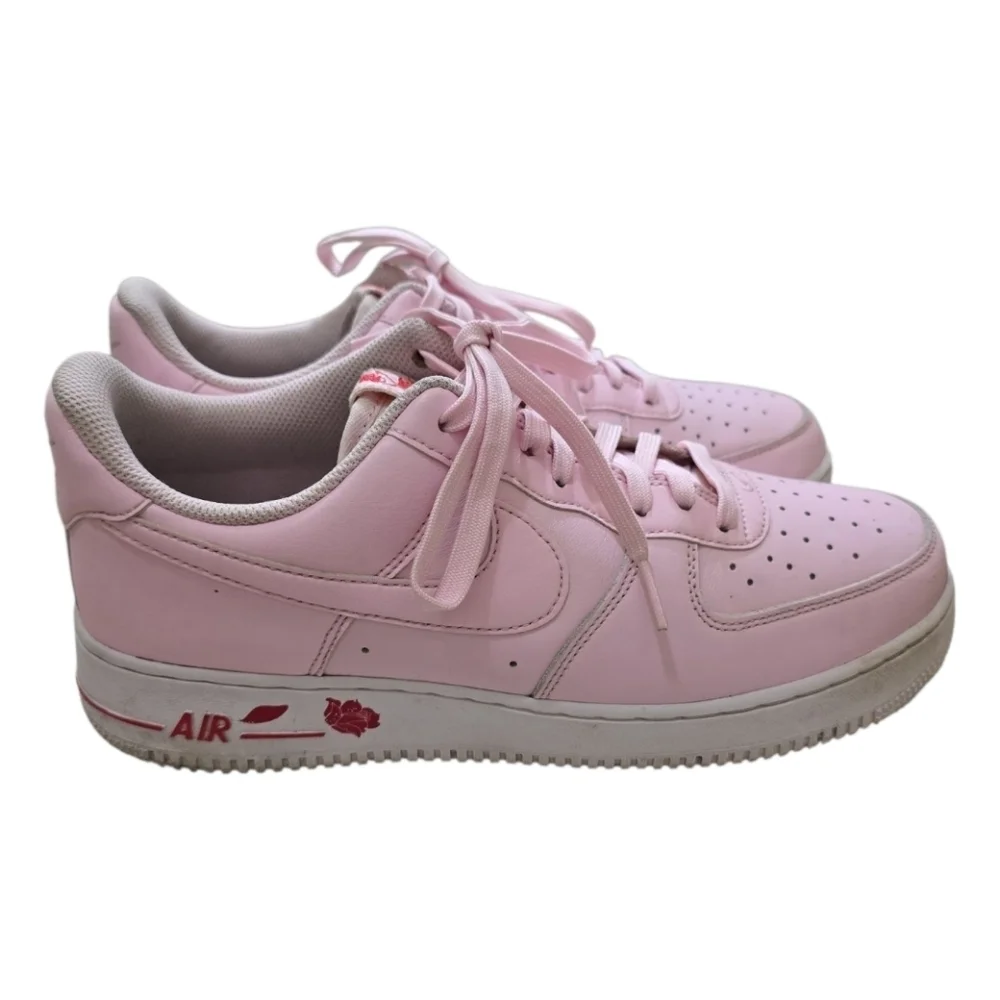 The Nike Air Force 1 Low Rose Pink Men's 10 Pink White Red